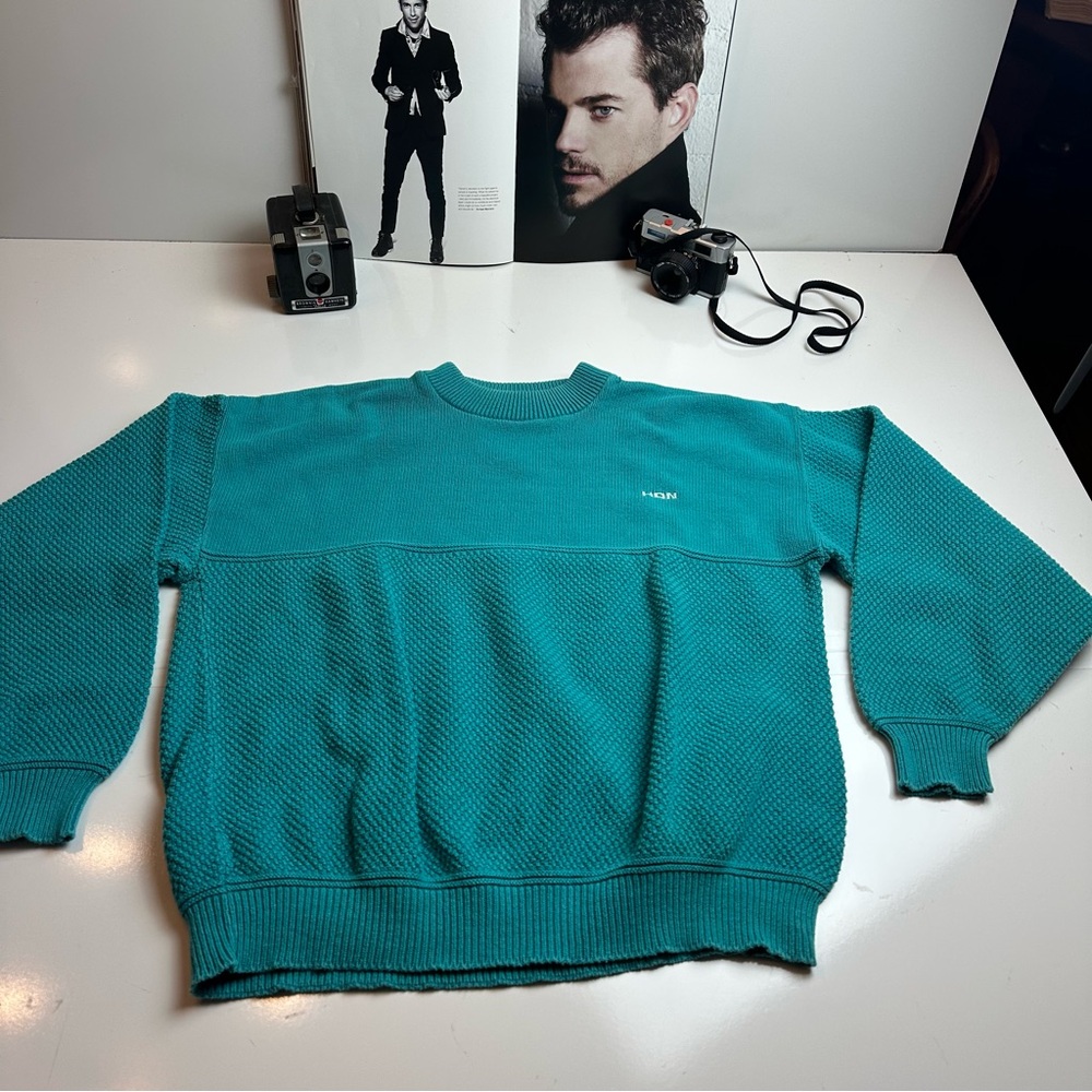 Vintage 80s 90s McBriar Crewneck Sweater Textured Cotton Grandpa CoreFisherman